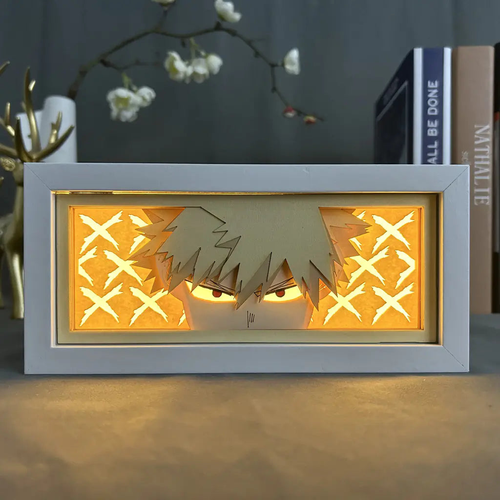 Anime Paper Cut Lamp Desktop Light for Anime Collectors