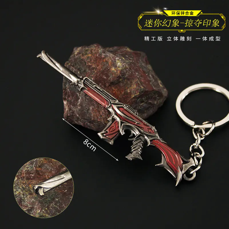 Valorant Keychain Set - Metal Weapon Replies