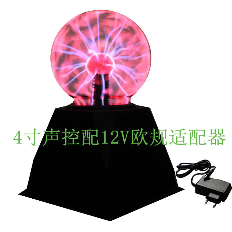 USB Plasma Magic Ball Lamp | Sound-Activated Lightning Sphere Light for Room Decor