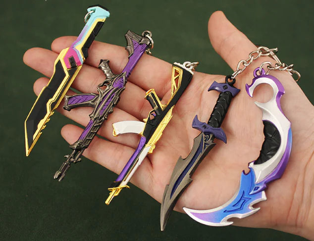 Valorant Keychain Set - Metal Weapon Replies