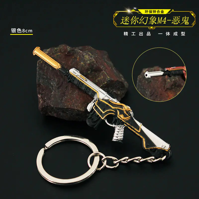 Valorant Keychain Set - Metal Weapon Replies