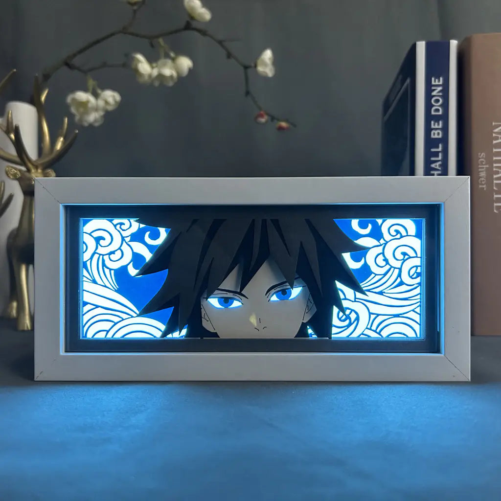 Anime Paper Cut Lamp Desktop Light for Anime Collectors