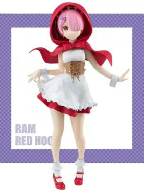 Rem and Ram Red Hood Figure