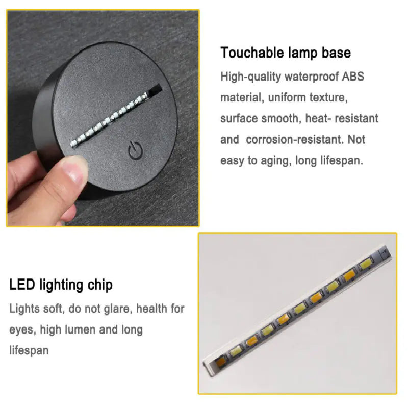 3D Dragon Ball Z LED Night Lamp ⚡ Anime Table Light | Color Changing Bedside Lamp with Remote & Touch Control