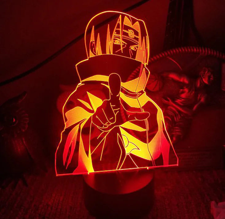 Itachi Uchiha 3D Night Light with Colorful Effects