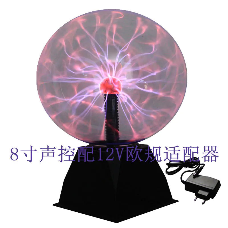 USB Plasma Magic Ball Lamp | Sound-Activated Lightning Sphere Light for Room Decor