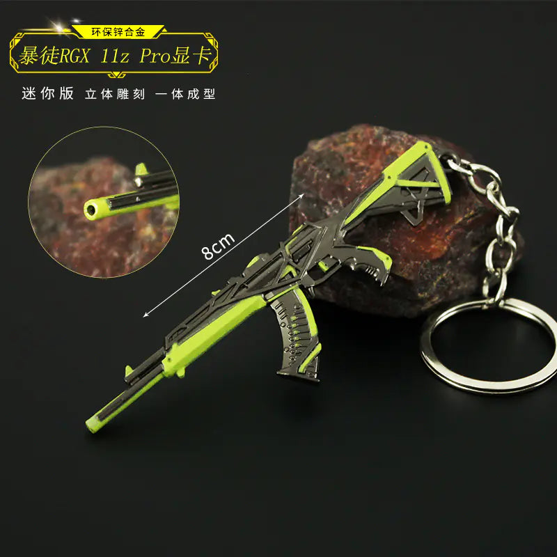 Valorant Keychain Set - Metal Weapon Replies
