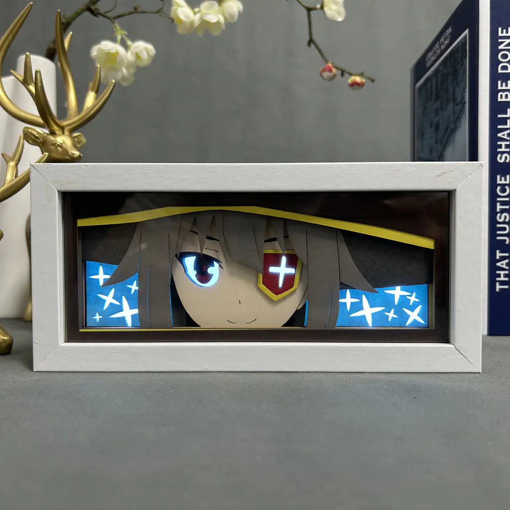 Anime Paper Cut Lamp Desktop Light for Anime Collectors