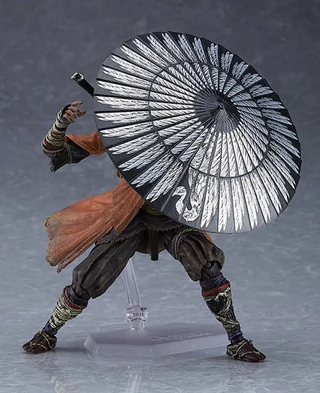 🐺 Sekiro The Wolf Deluxe Action Figure - Shadows Die Twice Collectible with Jointed Design