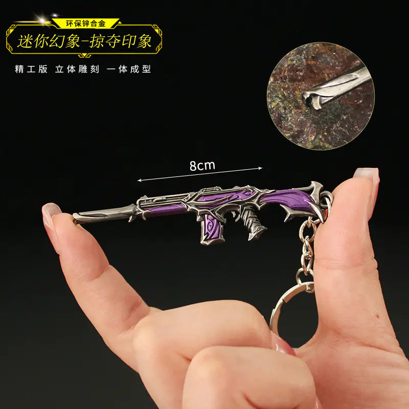 Valorant Keychain Set - Metal Weapon Replies