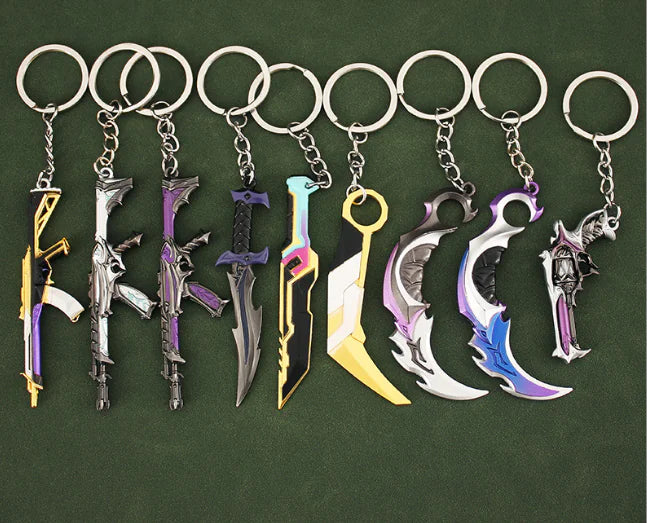 Valorant Keychain Set - Metal Weapon Replies