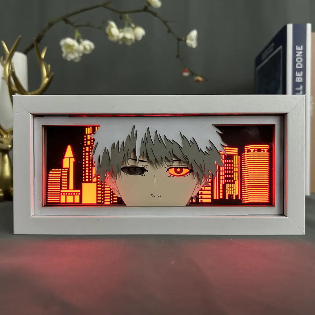 Anime Paper Cut Lamp Desktop Light for Anime Collectors