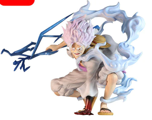 Luffy Gear 5 "Sun God Nika" Action Figure – Lightning Effect Edition