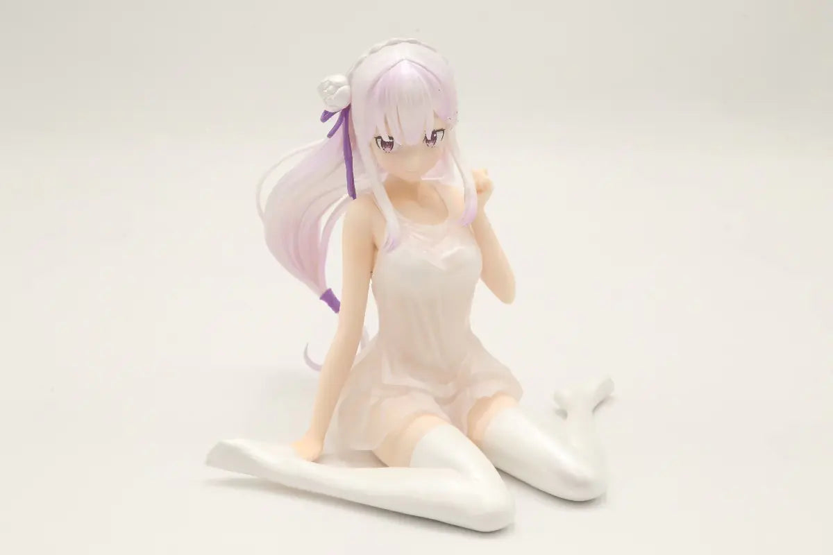Re:Zero Rem, Ram & Emilia Figure Set – Pajamas & Lingerie Collectible Models