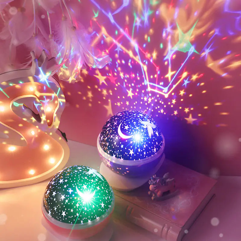 Colorful Galaxy Star Projector Lamp – Transform Your Room Into a Cosmic Wonderland! 🪐