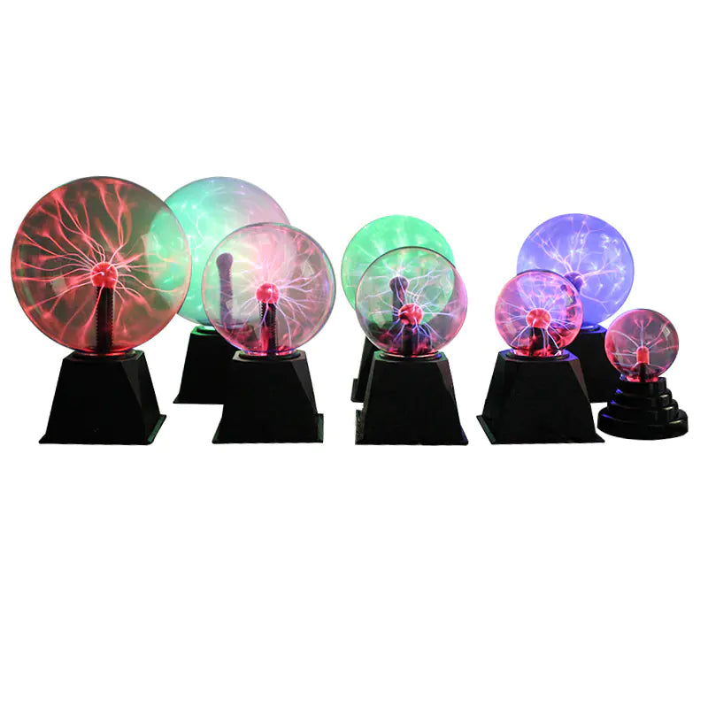 USB Plasma Magic Ball Lamp | Sound-Activated Lightning Sphere Light for Room Decor