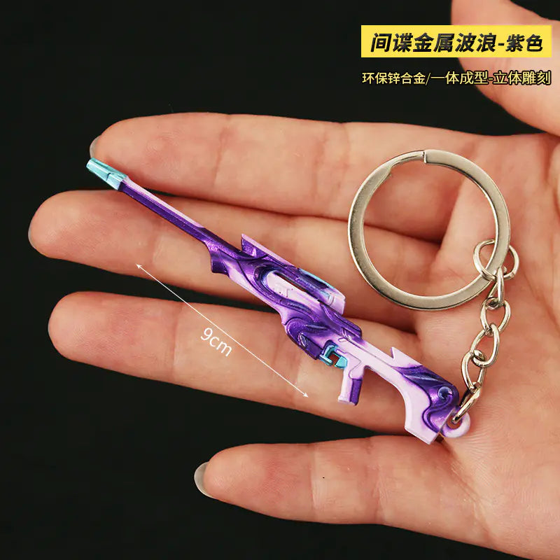 Valorant Keychain Set - Metal Weapon Replies
