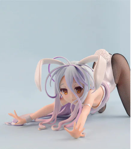No game No life Shirou White Bunny Girl Figurine | Premium 12cm Anime Collectible