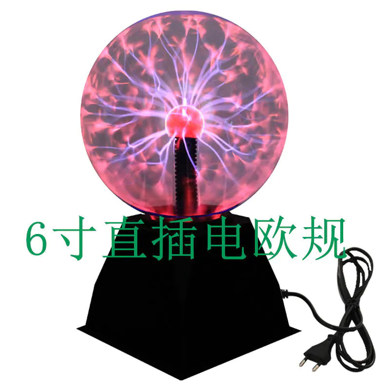 USB Plasma Magic Ball Lamp | Sound-Activated Lightning Sphere Light for Room Decor