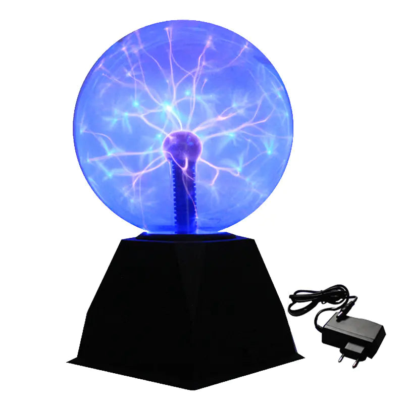USB Plasma Magic Ball Lamp | Sound-Activated Lightning Sphere Light for Room Decor