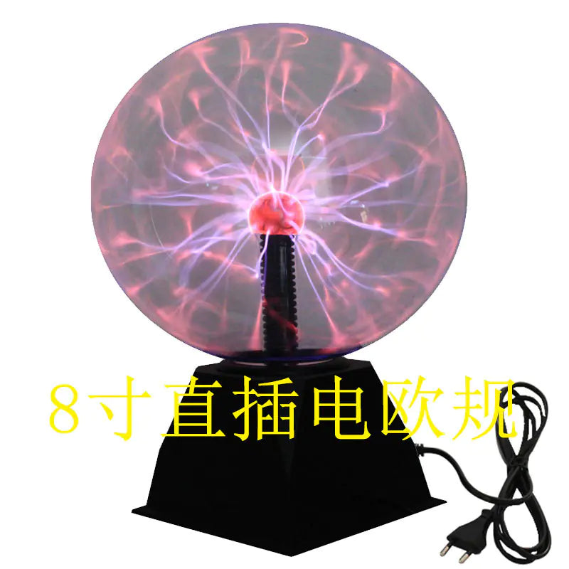 USB Plasma Magic Ball Lamp | Sound-Activated Lightning Sphere Light for Room Decor