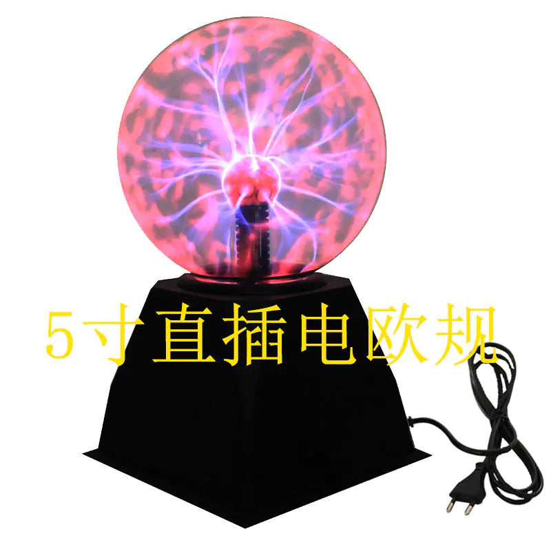 USB Plasma Magic Ball Lamp | Sound-Activated Lightning Sphere Light for Room Decor