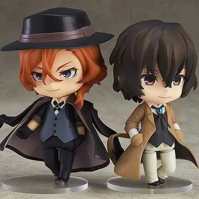 Bungo Stray Dogs Chibi Nendoroid Figures – Dazai Osamu & Nakahara Chuuya (Poseable + Face Swap!)