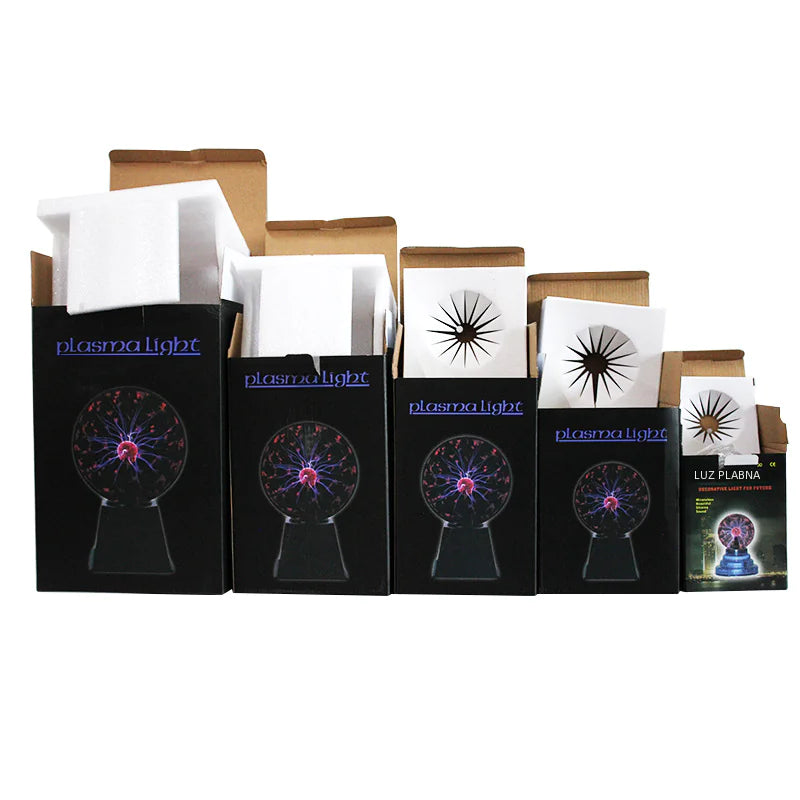 USB Plasma Magic Ball Lamp | Sound-Activated Lightning Sphere Light for Room Decor