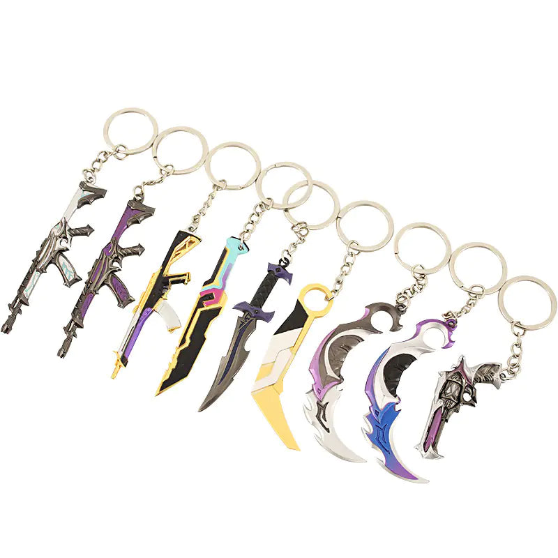 Valorant Keychain Set - Metal Weapon Replies