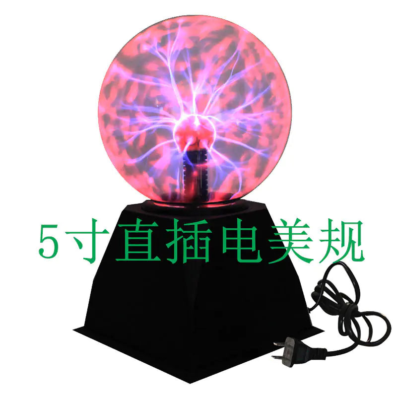 USB Plasma Magic Ball Lamp | Sound-Activated Lightning Sphere Light for Room Decor