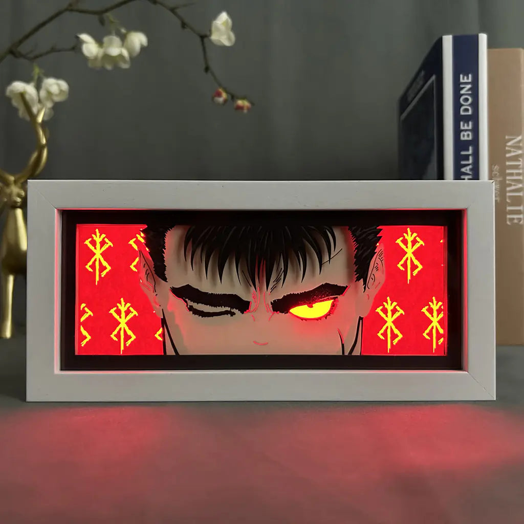 Anime Paper Cut Lamp Desktop Light for Anime Collectors