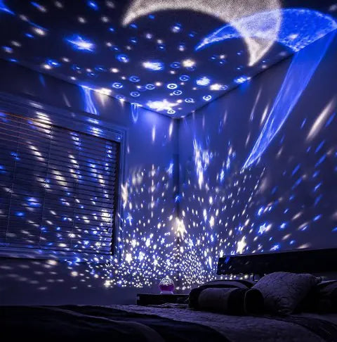 Colorful Galaxy Star Projector Lamp – Transform Your Room Into a Cosmic Wonderland! 🪐