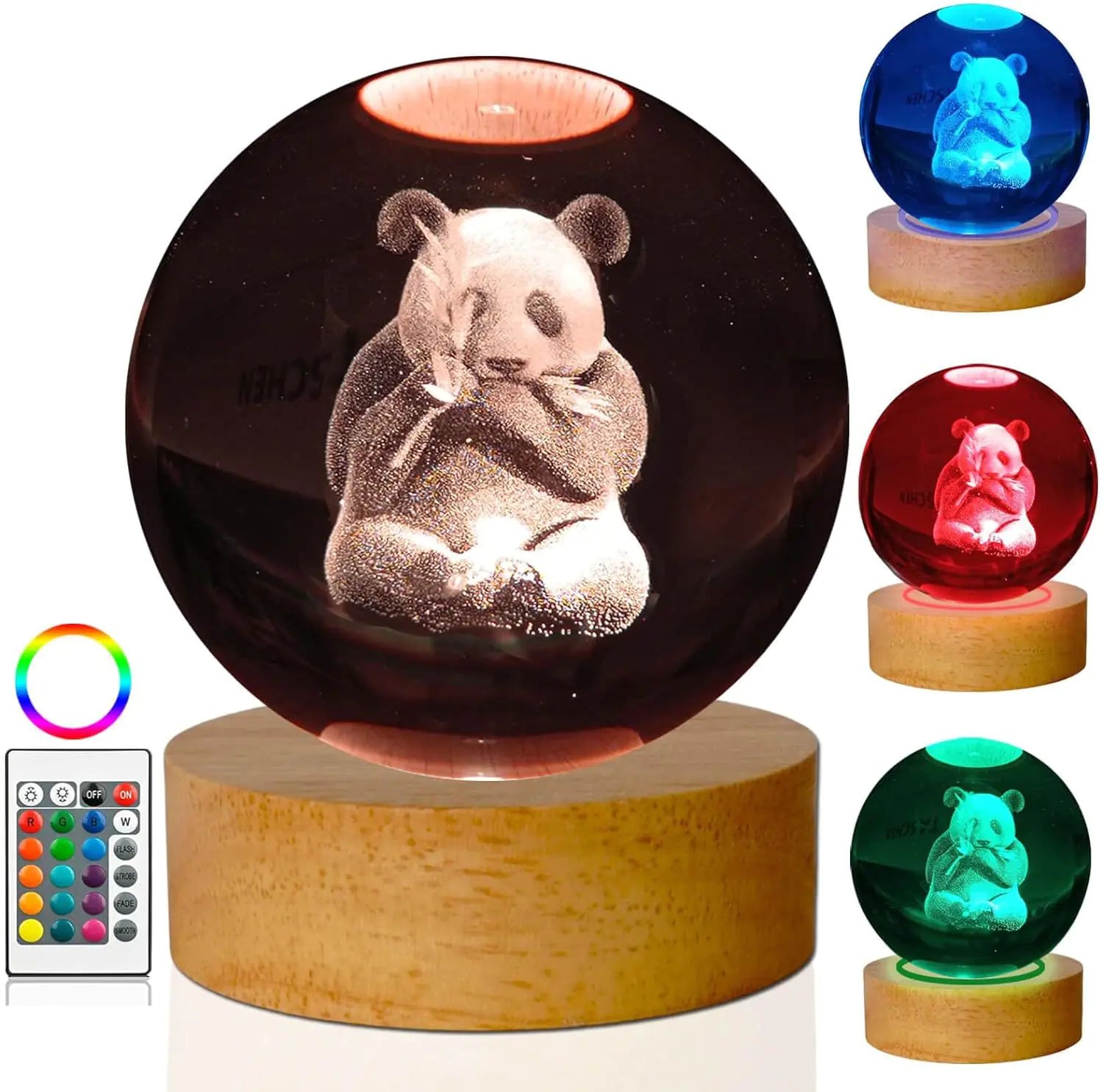 🪐 3D Solar System Crystal Ball Night Light with Remote – Premium Collector Edition