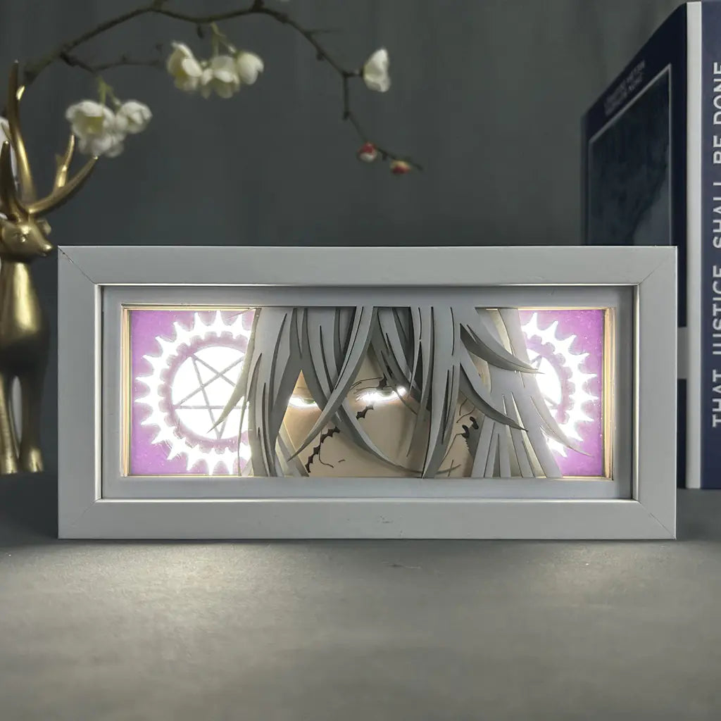 Anime Paper Cut Lamp Desktop Light for Anime Collectors