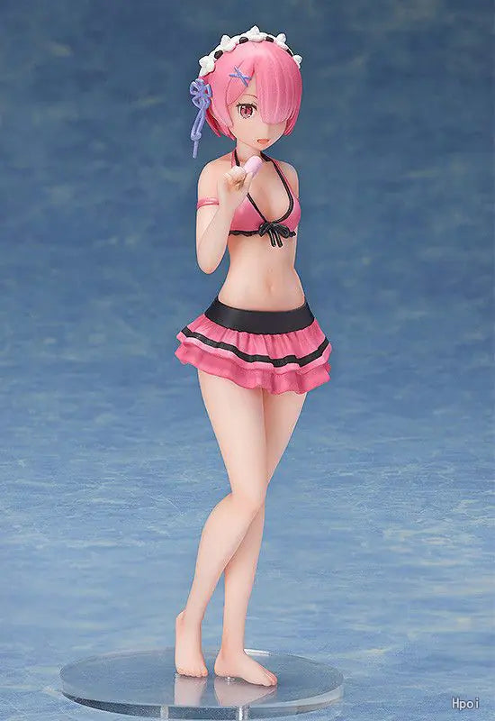 Re:Zero Summer Swimsuit Duo Figures with Ice Cream