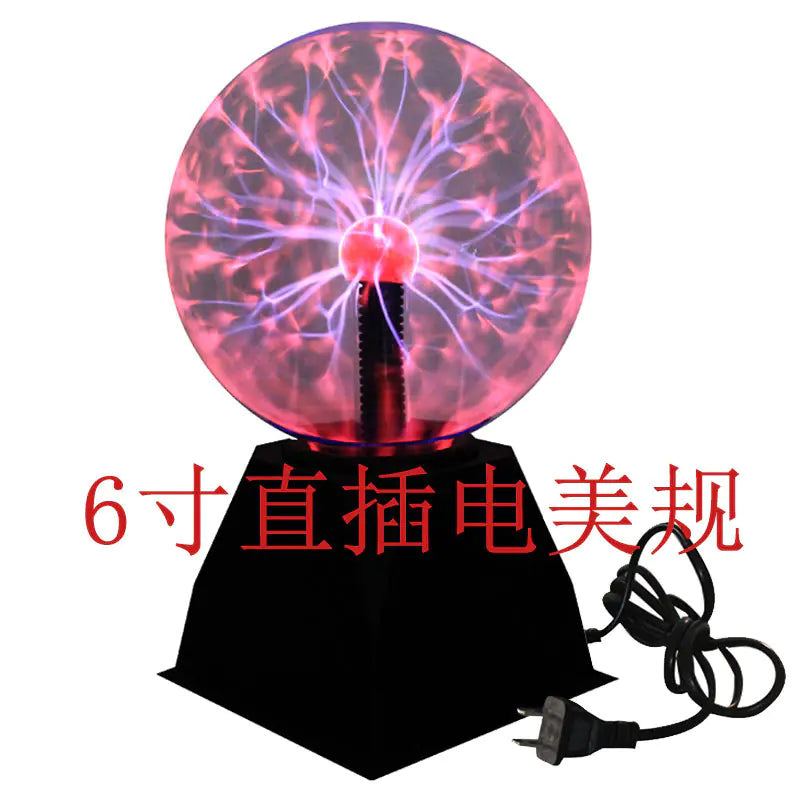 USB Plasma Magic Ball Lamp | Sound-Activated Lightning Sphere Light for Room Decor