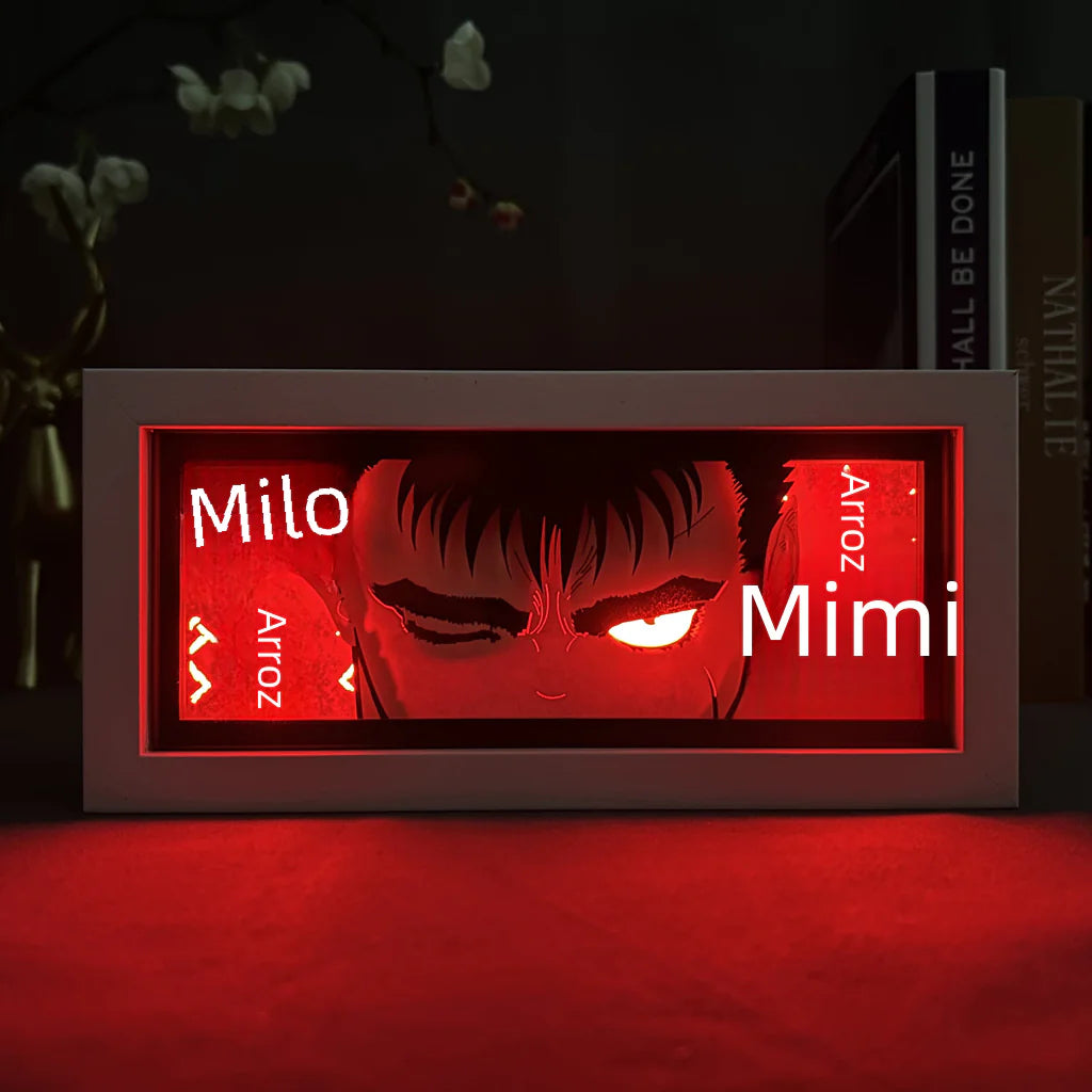 Anime Paper Cut Lamp Desktop Light for Anime Collectors