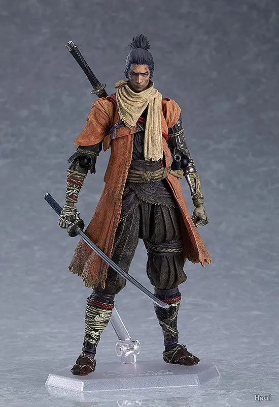 🐺 Sekiro The Wolf Deluxe Action Figure - Shadows Die Twice Collectible with Jointed Design