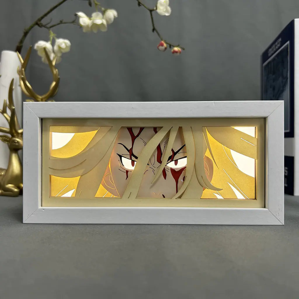 Anime Paper Cut Lamp Desktop Light for Anime Collectors