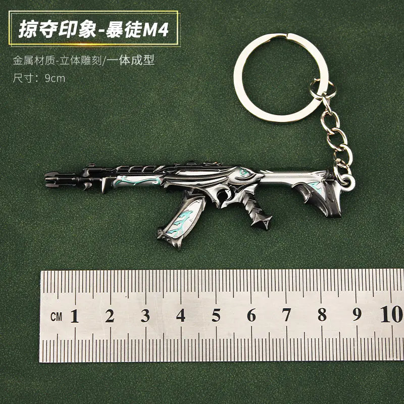 Valorant Keychain Set - Metal Weapon Replies
