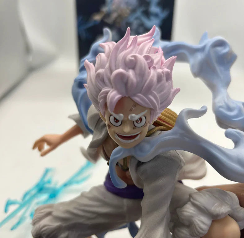 Luffy Gear 5 "Sun God Nika" Action Figure – Lightning Effect Edition