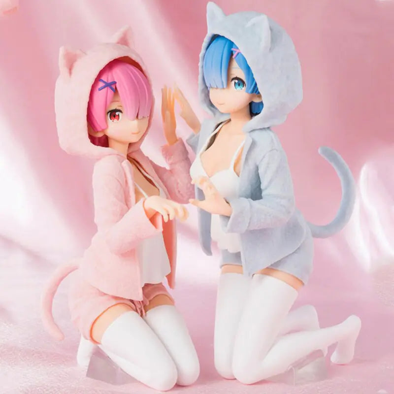 Rem & Ram Figures – Re:Zero Cat Sisters Collectible