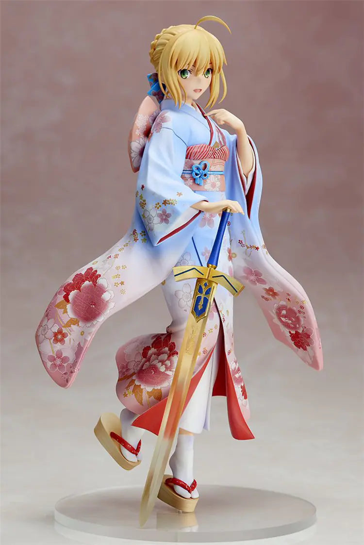 Saber/Artoria Pendragon Figure – Fate in Kimono Collectible