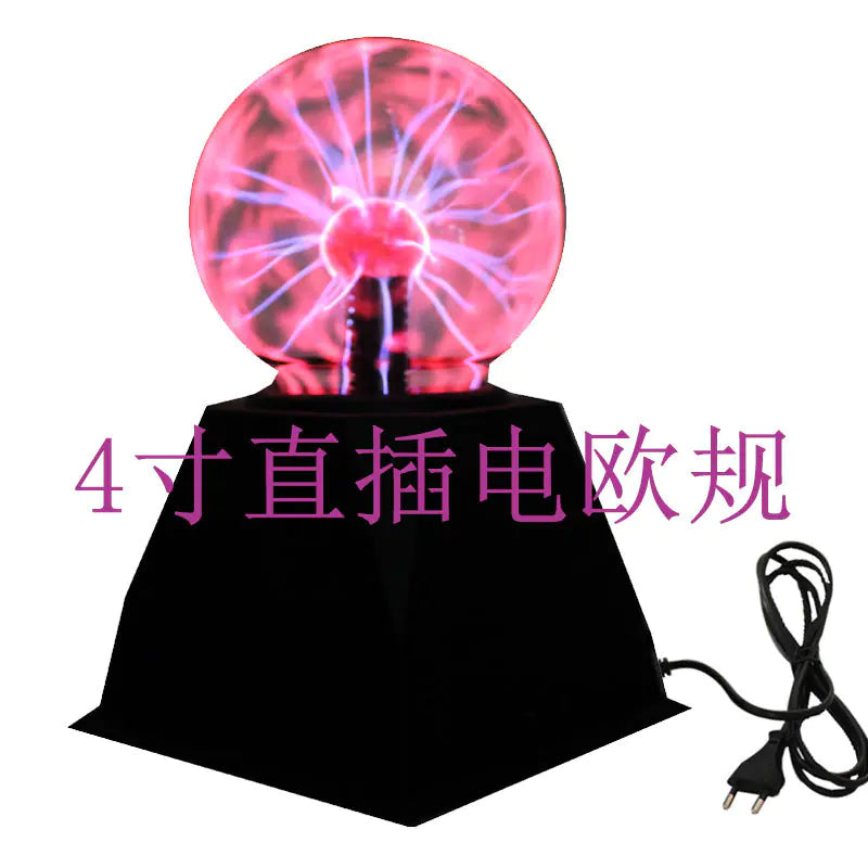 USB Plasma Magic Ball Lamp | Sound-Activated Lightning Sphere Light for Room Decor