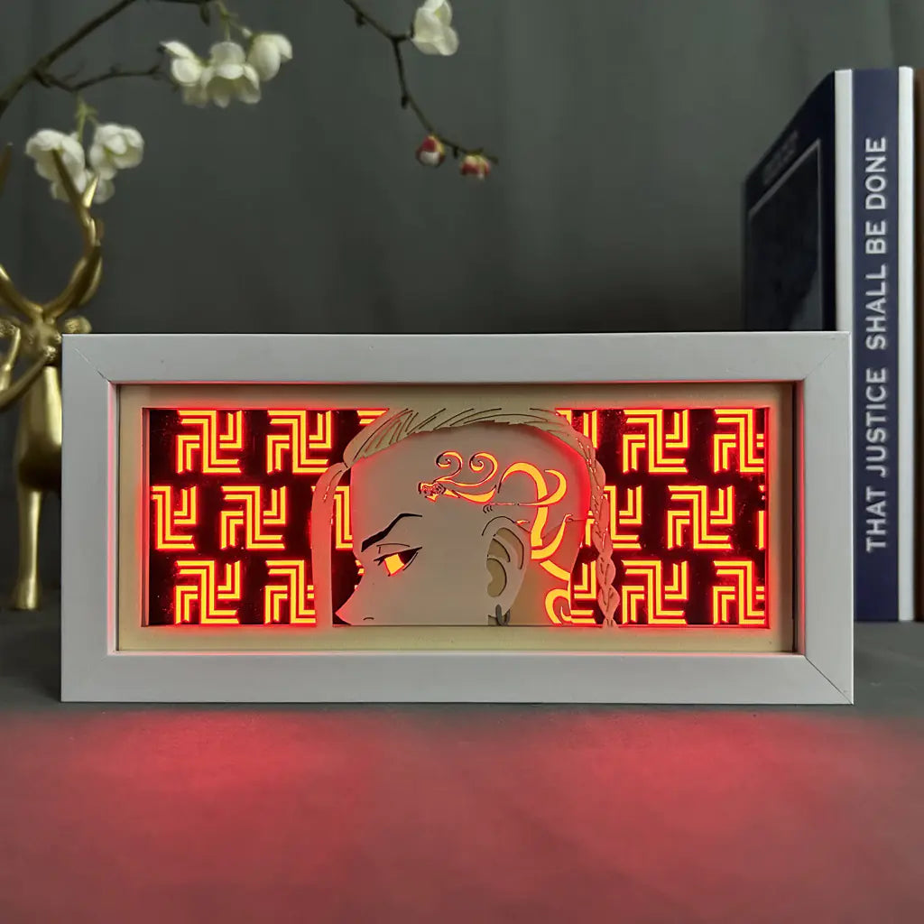 Anime Paper Cut Lamp Desktop Light for Anime Collectors