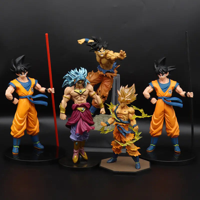 Dragon Ball Super Saiyan Action Figures – Goku, Vegeta, Broly & More!