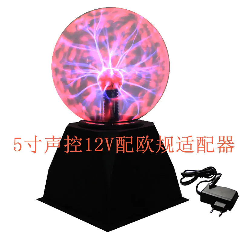 USB Plasma Magic Ball Lamp | Sound-Activated Lightning Sphere Light for Room Decor