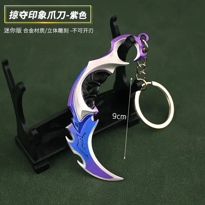 Valorant Keychain Set - Metal Weapon Replies