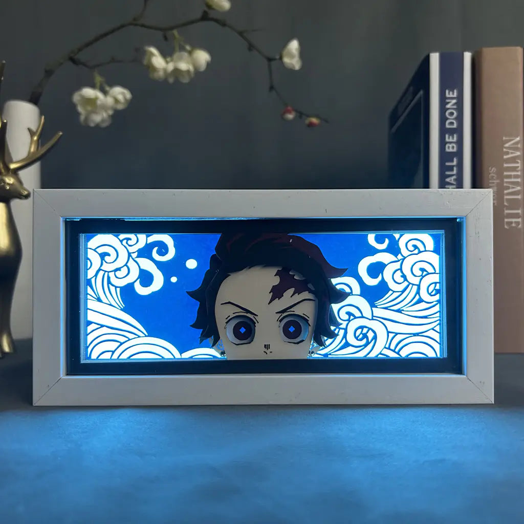 Anime Paper Cut Lamp Desktop Light for Anime Collectors