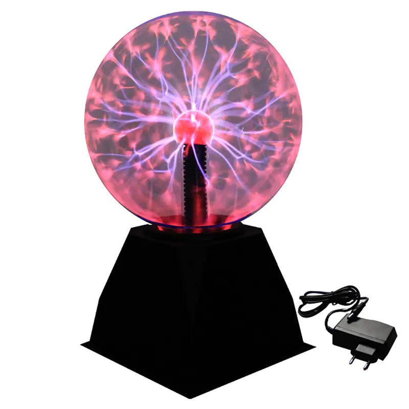 USB Plasma Magic Ball Lamp | Sound-Activated Lightning Sphere Light for Room Decor